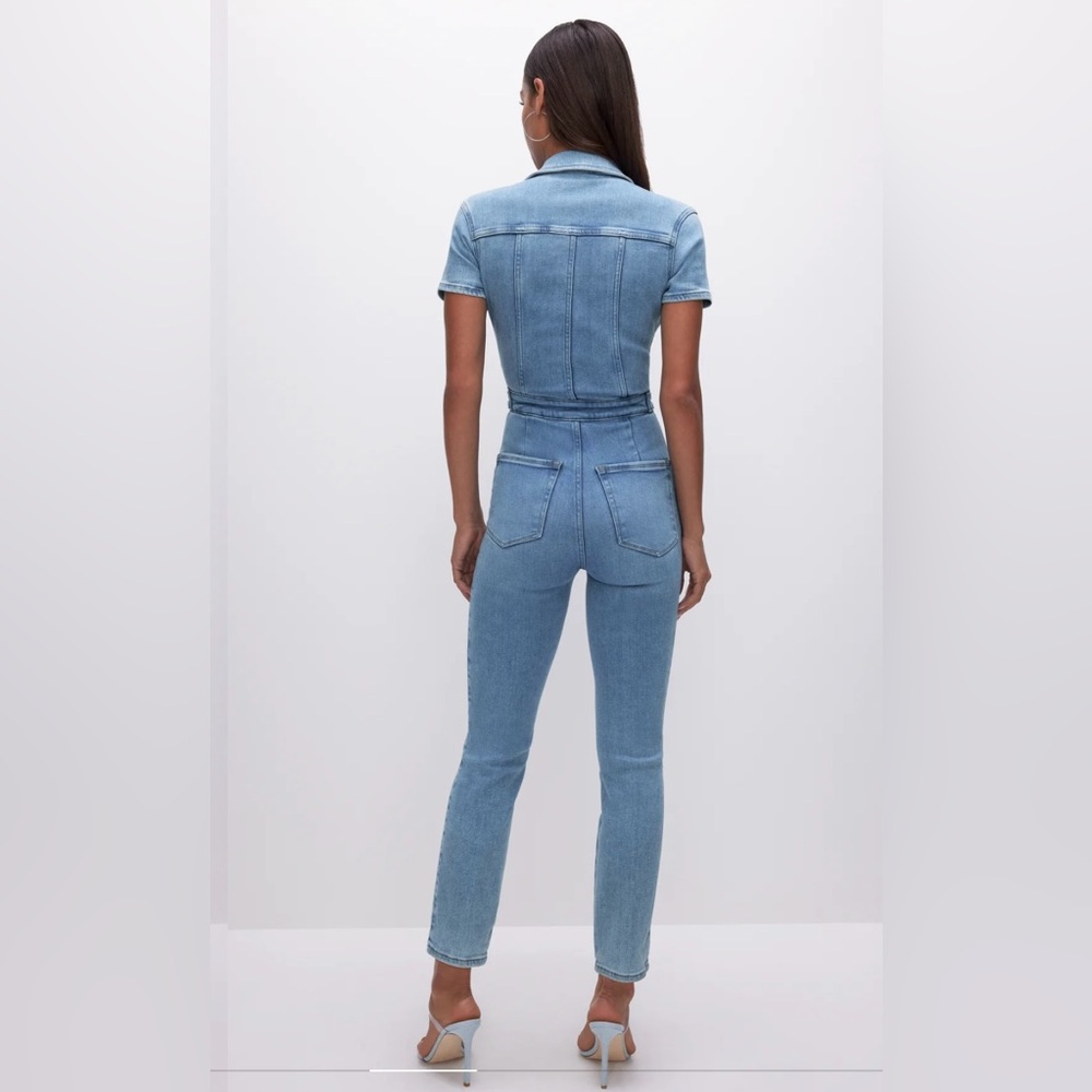 Good American Fit for Success Denim Jumpsuit - Picture 3 of 3